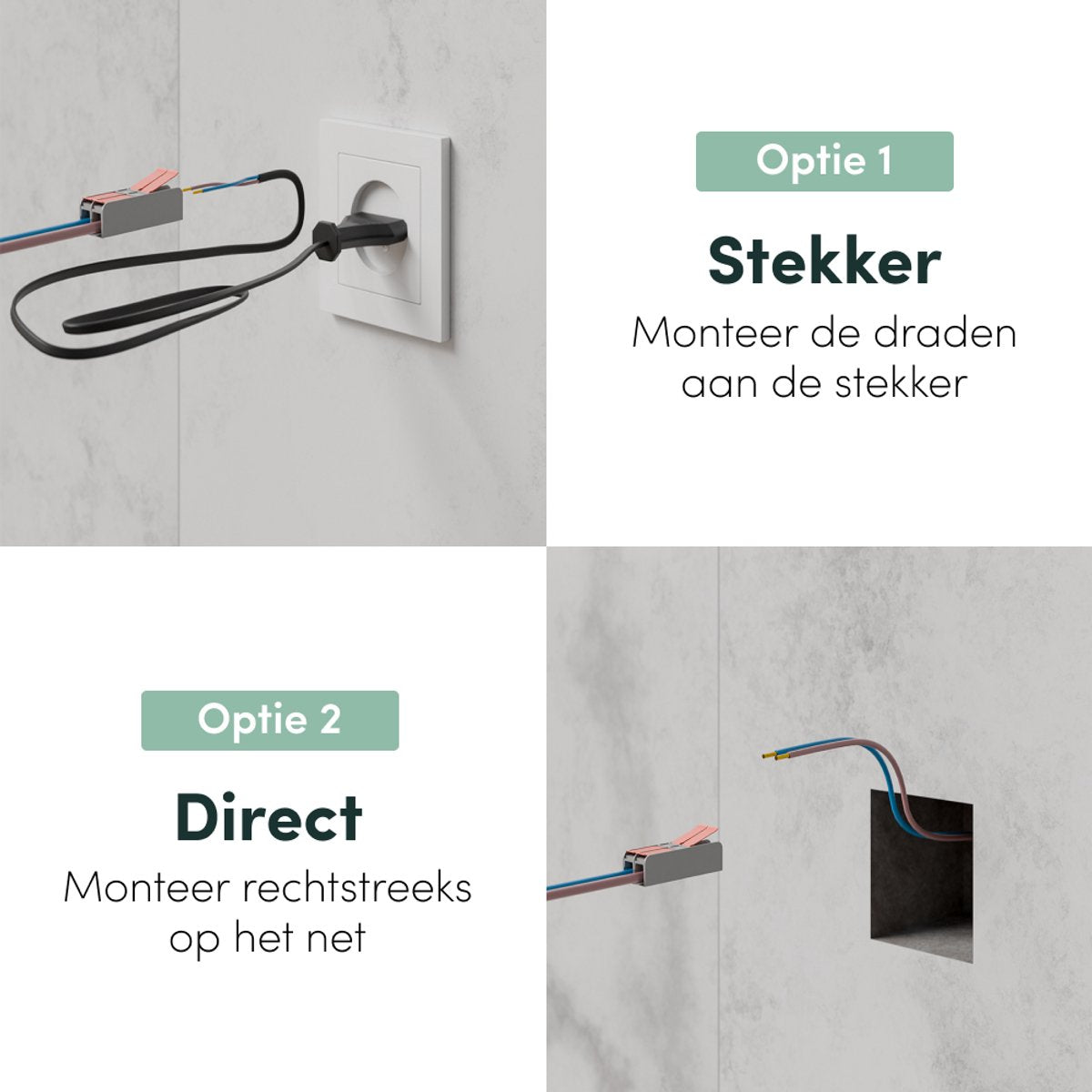 Beloura Badezimmerspiegel mit Beleuchtung - Runder Badezimmerspiegel - Heizung - Uhr - LED - 60 cm