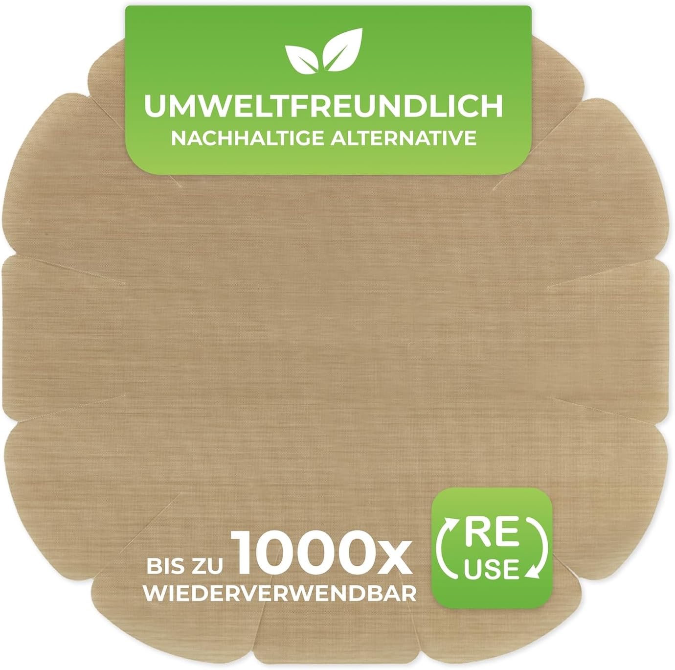 WENKO Wiederverwendbare Antihaft-Backfolie – 40 x 35 cm – Bis zu Ø 26 cm – Hitzebeständig bis 260 °C