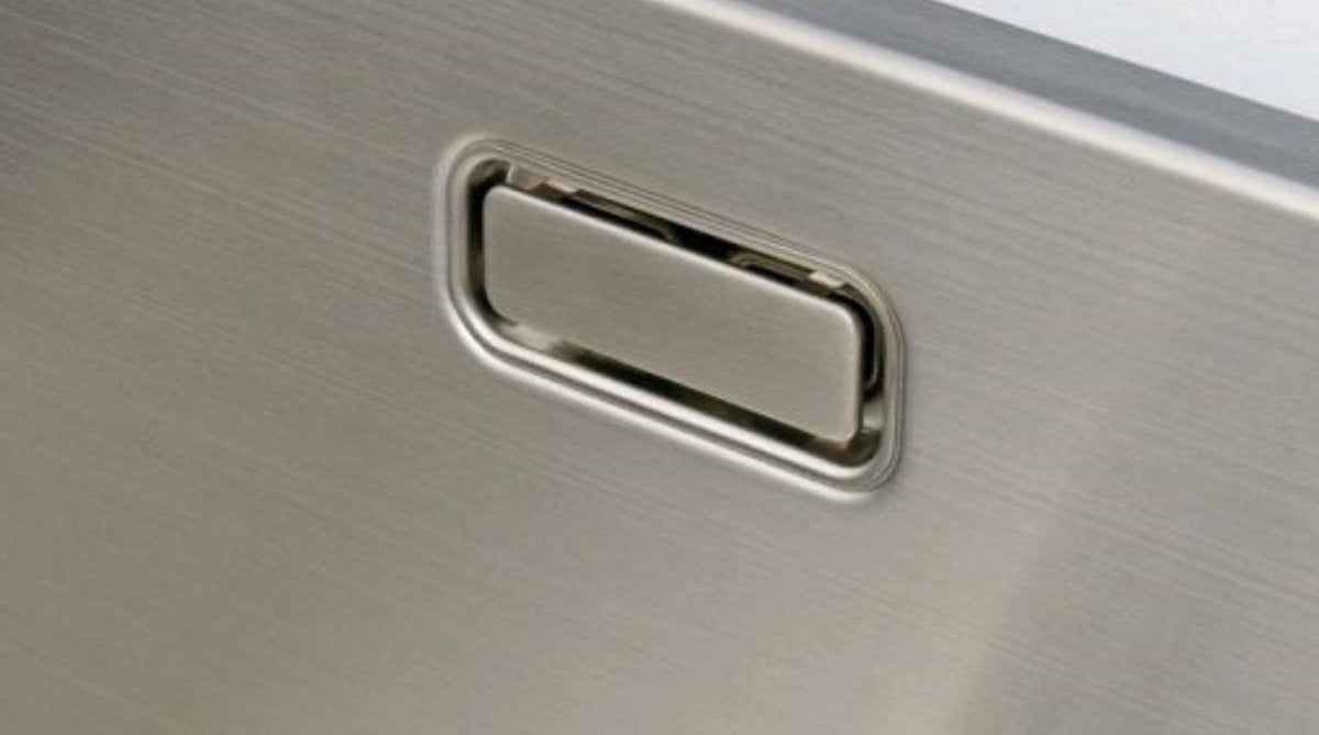 Mizzo Linea Doppelspüle R 18-34X40CM - 1,5 Spüle - Küchenspüle - Unterbau / Flush-mount / Einbau - Edelstahl