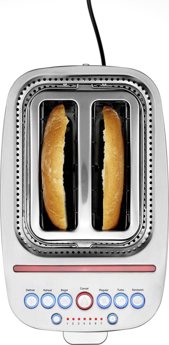Solis Sandwich-Toaster 8003 Toaster - Toasted Sandwich Maker - Silber