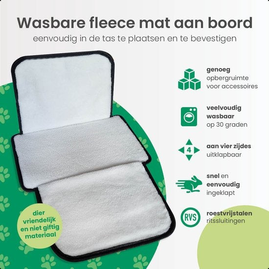 Gopets Tragetasche Hund und Katze - Hundetasche - Reisetasche - Katzentasche - Geeignet für Flugzeuge - Bis zu 5,5 kg - Grau