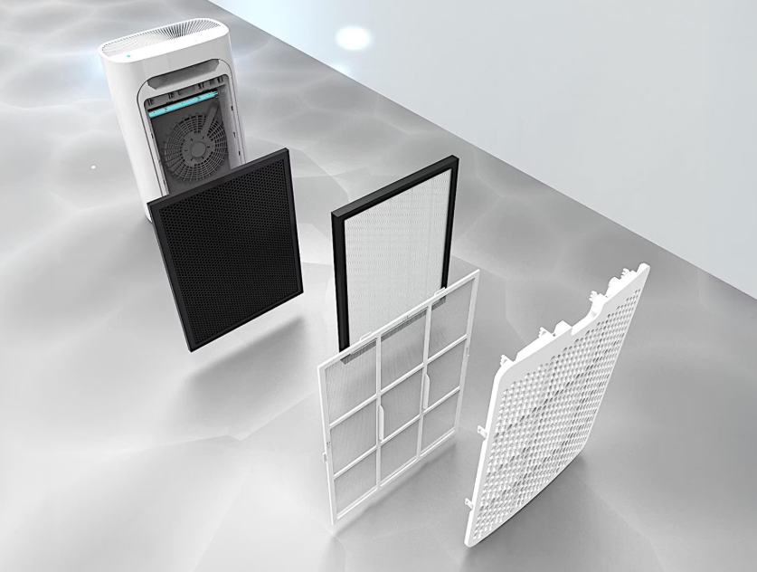 Marreal AP-2006 Luftreiniger Weiß | 25 m² | 46 x 71 x 17 cm