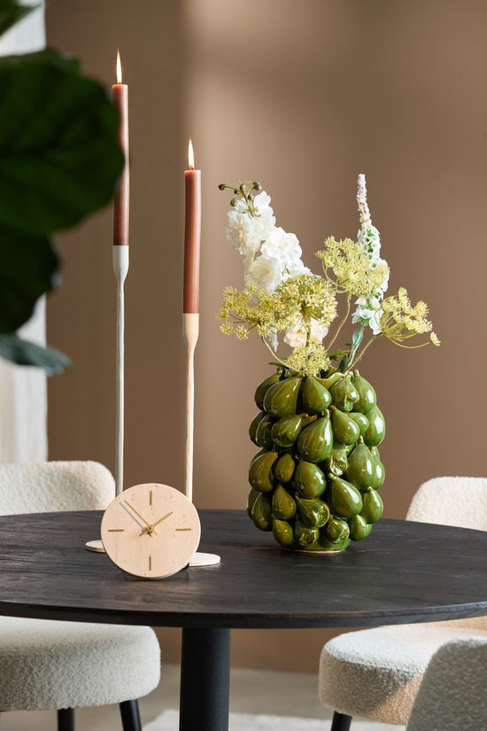 Light & Living Vase „Natalia“ aus Keramik, 33 cm hoch – Dunkelgrün
