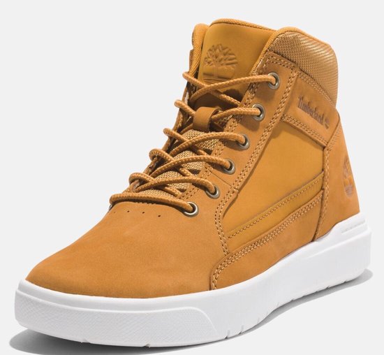 Timberland - Halbhoher Sneaker mit Schnürung - Größe 41.5 & mit bequemem Fußbett - Strapazierfähige Gummisohle & lässiger Stil - Für Männer - Weizen Nubuk