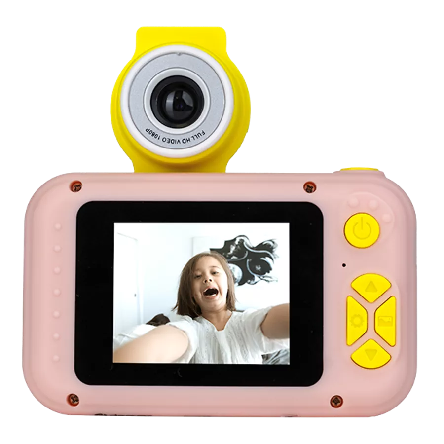 DENVER KCA-1350ROSEMK2 Kinder-Digitalkamera - Pink, 2" LCD, 40MP, 4x Zoom, 1080p Video, 12,5 x 6 x 3 cm
