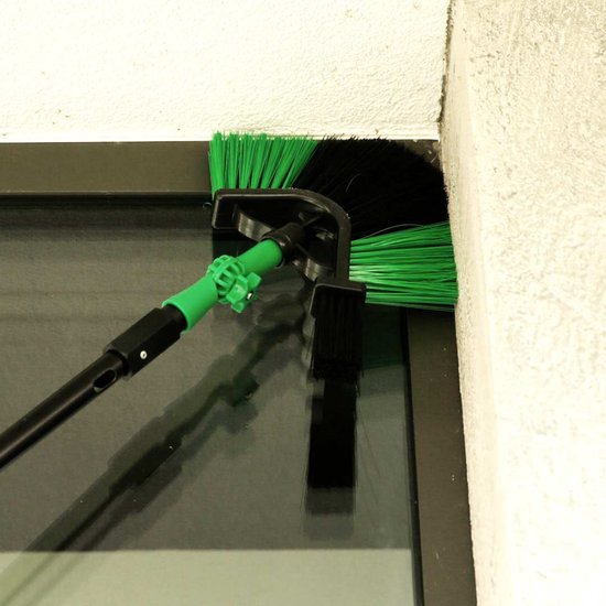 Hammersmith AquaClean Deluxe Eckbürste – Zubehör für Hammersmith AquaClean Deluxe – Einfache Montage – zur Reinigung von Dachrinnen, Dachkanten, Metallfugen und vielem mehr.