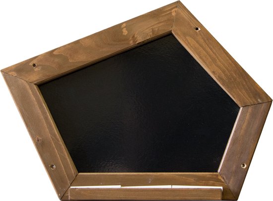 AXI Kreidetafel „Crooked“ aus braunem Holz – Accessoire für Spielhaus oder Spielgerät