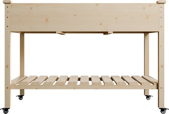 Hochbeetkasten Freya - Mit Rädern