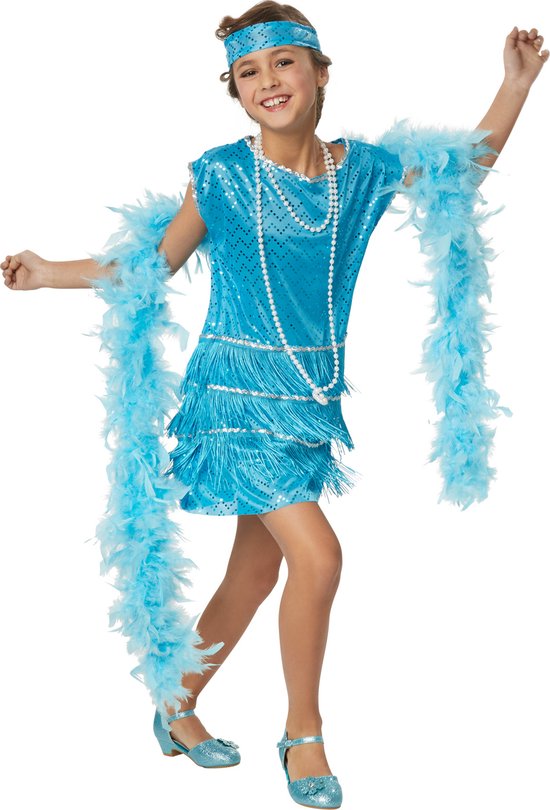 dressforfun – Broadway Girl 128 (7–8 Jahre) – Verkleidungskleidung, Kostüm, Halloween, Verkleiden, Festkleidung, Karnevalskleidung, Karneval, Festkleidung, Partykleidung – 301565