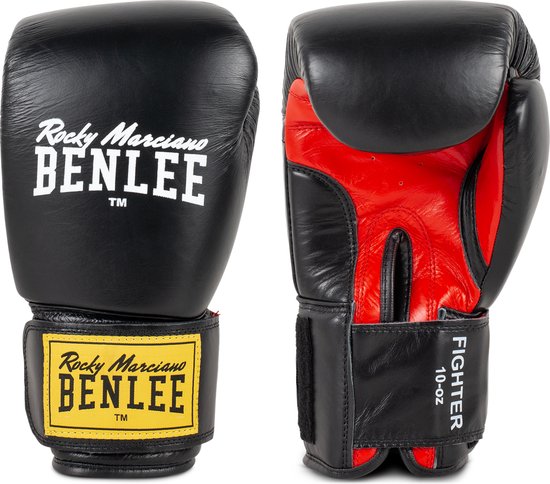 Benlee Kampfsporthandschuhe - Unisex - Leder - Schwarz/Weiß/Rot