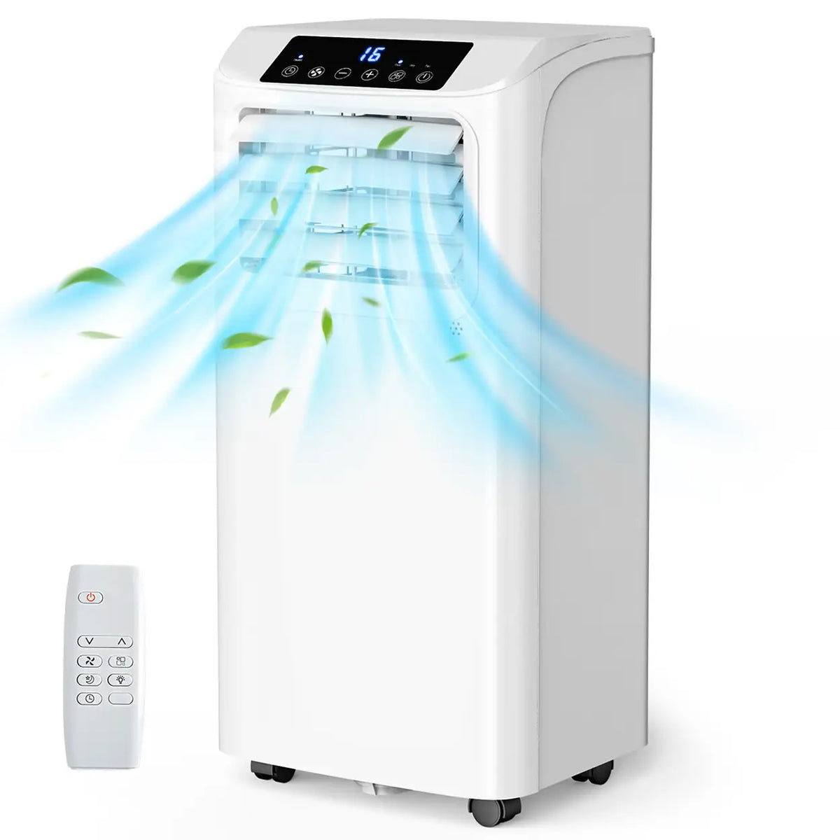 Humhold Mobile Klimaanlage 9000 BTU – 3-in-1: Kühlen, Entfeuchten und Belüften – bis zu 33 m²