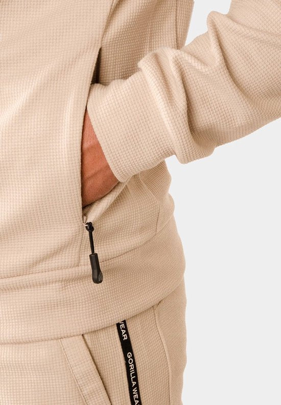 Gorilla Wear Harvey Trainingsjacke - Beige - L