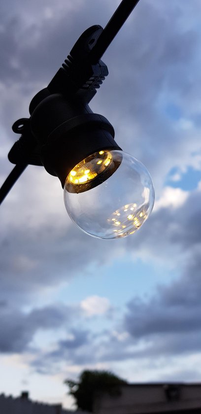 HappyLights Lichterkette Outdoor [Outdoor] Klar - 20 LEDs - 10m