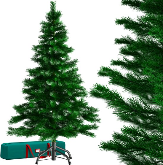 Casaria Künstlicher Weihnachtsbaum - Metallbasis 180cm 613 Punkte - Inklusive Ständer - Grün