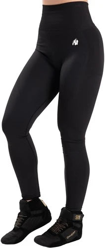 Gorilla Wear Olivia nahtlose Leggings - Schwarz - S/M