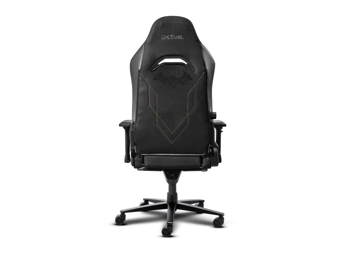 Trust GXT 721BM Ruya Pro Gaming-Stuhl – Batman Edition – Ergonomisches Design – Schwarz/Gelb
