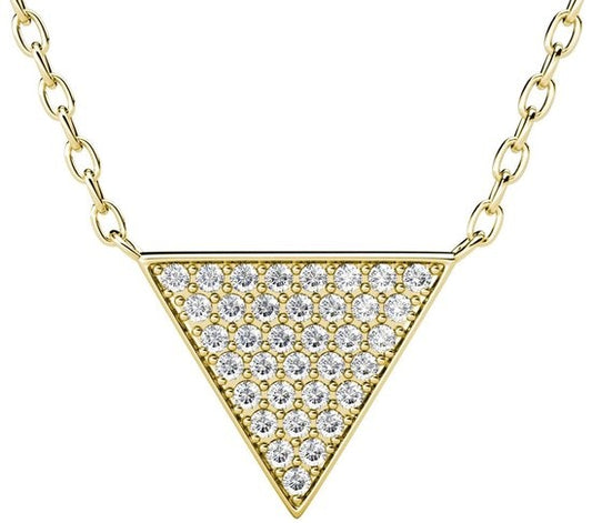Yolora Damen-Halskette mit Anhänger - Kalpa Camaka Kristalle - Farbe Gold - 18K Gelbgold vergoldet - Damen-Halskette Gold - Schmuck - Luxus-Geschenkbox - Geschenkbox - Schöne Geschenkverpackung - Geschenk zum Muttertag