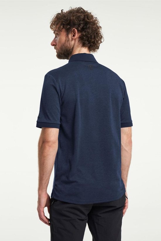 Tenson TXlite Melange Polo 465018060 - Dunkelblau - S