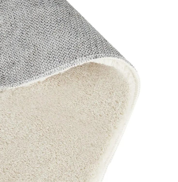 tectake Soft Zone Teppich - Kurzflor - Extra weich - Creme - 200 × 290 cm