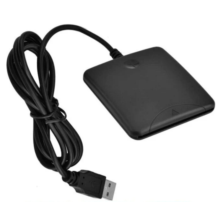 EarKings - Ausweiskartenleser - eID - geeignet für MAC & Windows - Bankkarten/ Kreditkarten/ Personalausweise - Schwarz