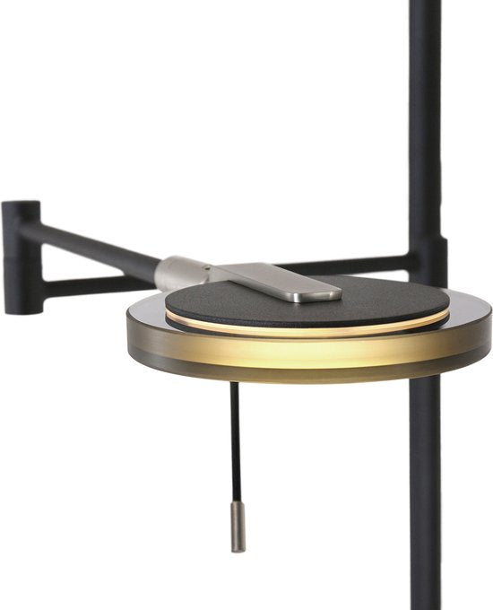Stehleuchte Wohnzimmer Industrie Turound LED 2663ZW Schwarz
