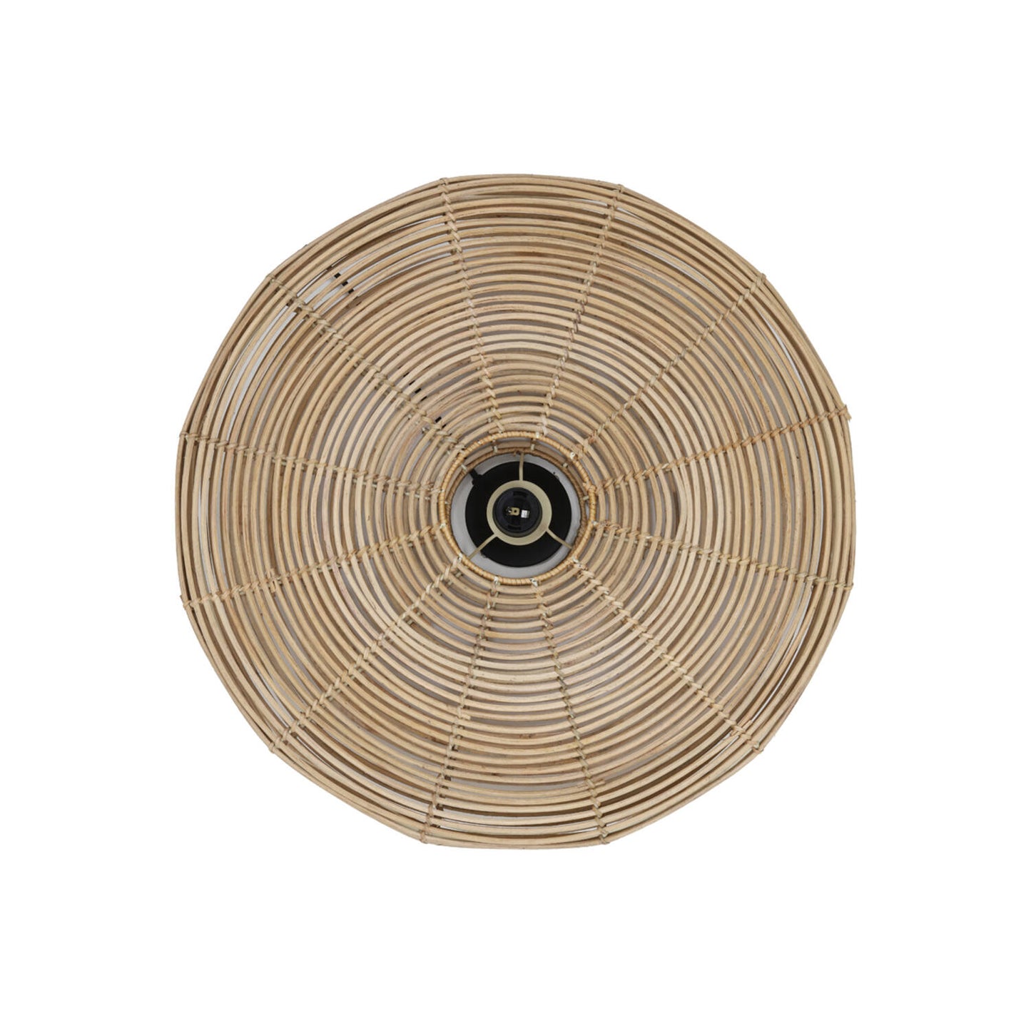 Light & Living Wandleuchte Mataka – Ø 60 cm – Geflochtenes Rattan in Natur/Braun – Moderne runde Wandleuchte für stimmungsvolle Lichteffekte – Ohne Leuchtmittel – E27-Fassung