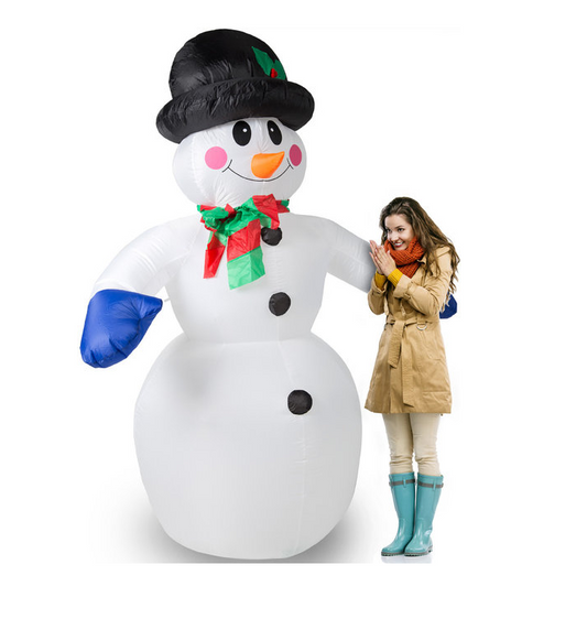 Deuba Aufblasbarer Schneemann 240cm MIT Lichtern
