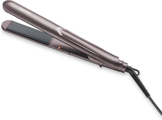 Beurer HS 15 Glätteisen – Haarstyler – Schnelles Aufheizen – Keramikbeschichtung – 360°-Schwenkgelenk – Plattenarretierung – 3 Jahre Garantie
