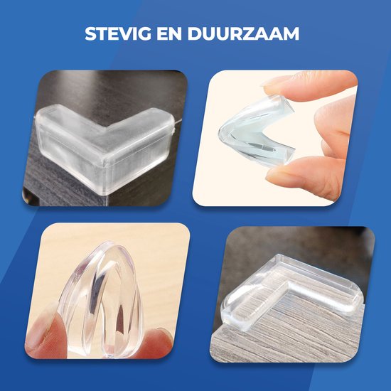 Roegaarden Corner Protector Baby - Tisch-Eckschutz - Stoßfänger - 20 Stück - Transparent