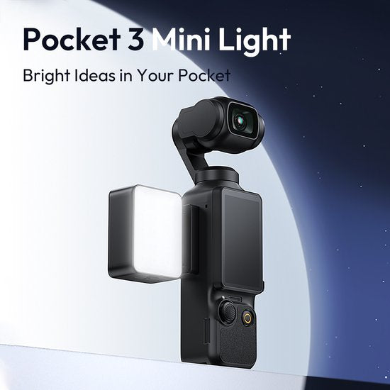Ulanzi LM001 Mini Light Videoleuchte – magnetisch – für DJI Osmo Pocket 3 – kompakt und leicht