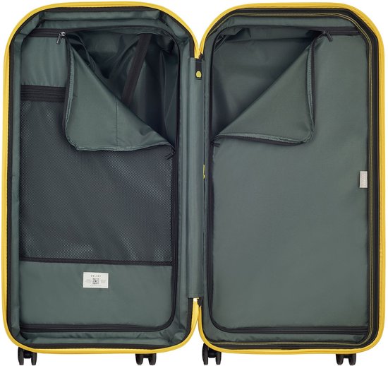 DELSEY PARIS Rempart Expandable 4 Double Wheels Trolley 80 Orange Orange 79cm