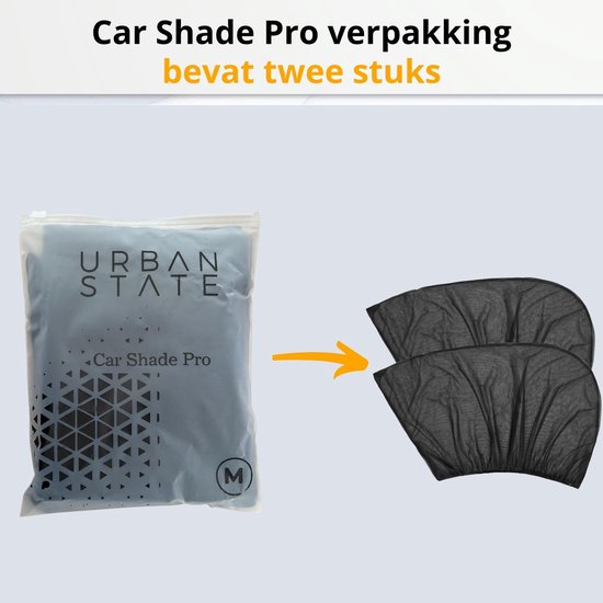 Sonnenschirm Auto Baby - Urban State Sunshade Pro Größe S - Sonnenschirm für Seitenfenster - UV-Schutz Kind