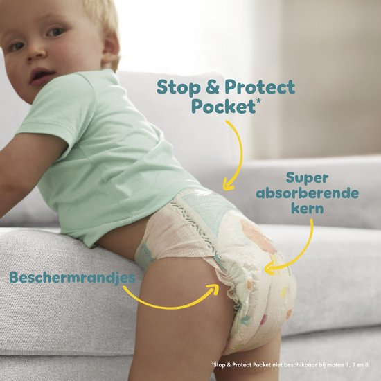 Pampers Baby-Dry Größe 6+ – 144 Windeln – 14 kg–19 kg