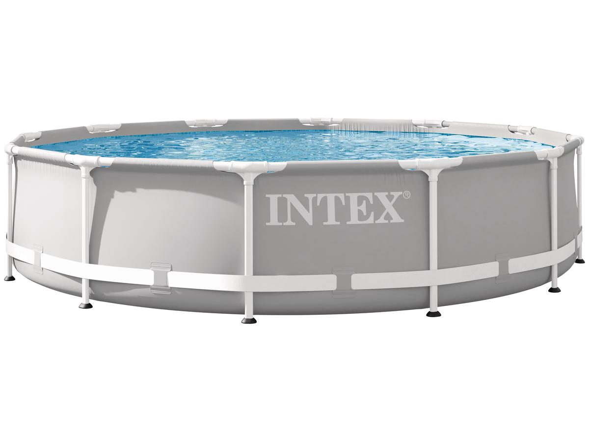 Intex Prism Frame-Schwimmbecken – rundes Modell – 366 x 76 cm – blau