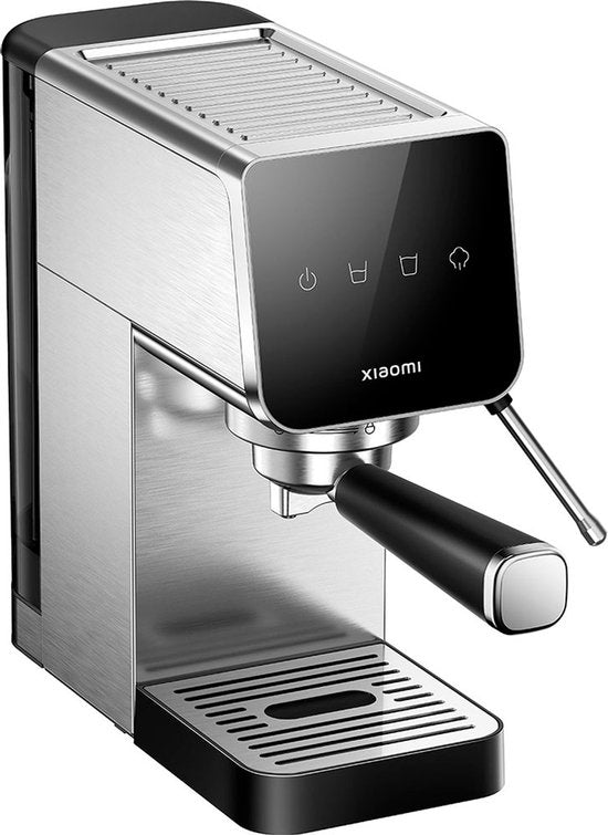 Xiaomi Halbautomatische Espressomaschine | Espressomaschine | 20 bar Pumpendruck | 1350 W | 0,9 l Wassertank | Milchaufschäumer aus Edelstahl | 1 und 2 Tassen | Kompakt