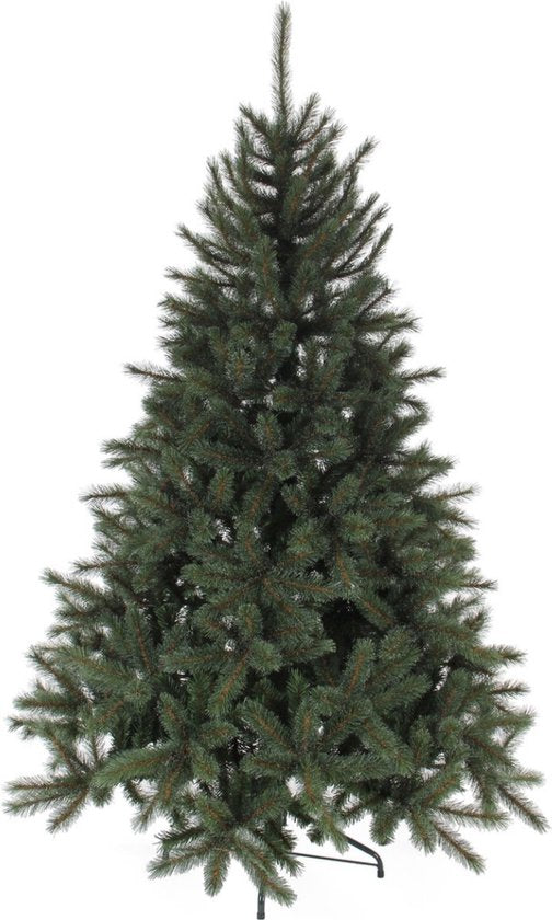 Black Box Trees Toronto Deluxe Weihnachtsbaum – Kunstbaum mit üppiger Optik und 1562 Zweigen – Weihnachtsdekoration für den Innenbereich – Klappkonstruktion zum schnellen Aufstellen – H 230 x Ø 155 cm – Grün