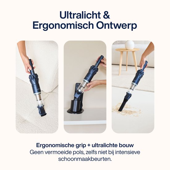 Dustbuster NanoDetect 120W - Kabelloser Staubabsauger - Leistungsstarker Handstaubsauger - Kabellos - Auto-Staubabsauger - Samako