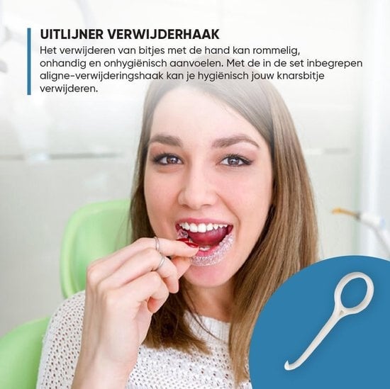 Whitee 4x Anti Grind Bit in 2 Größen - Nachtspange - Zähneknirschen Bit - Aufbissschutz gegen Zähneknirschen & Bruxismus