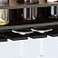 SoBuy FRG66-L-SCH Weinregal – Wandmontage – 4 Flaschen & 6 Gläser – 48 x 12 x 12 cm – Schwarz
