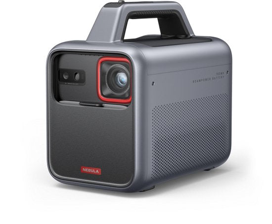 Nebula Mars 3 Schwarzer Outdoor-Projektor – Auflösung 1920 × 1080 – 1000 ANSI-Lumen – 185 Wh Akku – IPX3 wasserdicht – Bis zu 15 Stunden Wiedergabezeit – KI-Bildanpassung