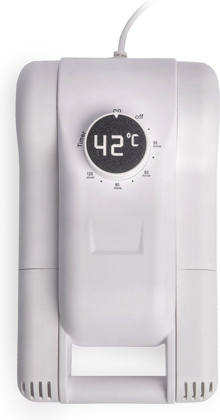 Nexxt Kompakter elektrischer Schuhtrockner – Schuhauffrischer – Shoe Dryer – Tötet Bakterien ab und beugt Gerüchen vor – Max. 42 °C – 150 W