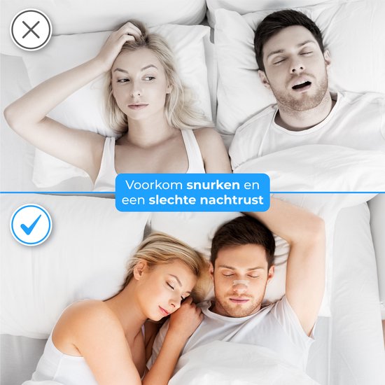 Nuvance - Nasenstreifen 50 Stück - Nasenpflaster - Transparent - Anti-Schnarch-Pflaster für guten Schlaf - Nasenspreizer - Schnarchstopp
