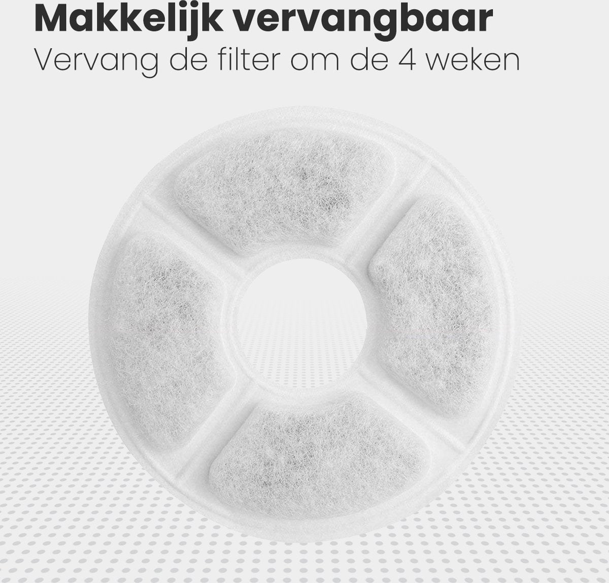 Auronic Trinkbrunnenfilter - 6 Stück - 3-lagig - für Auronic Trinkbrunnen AU3014