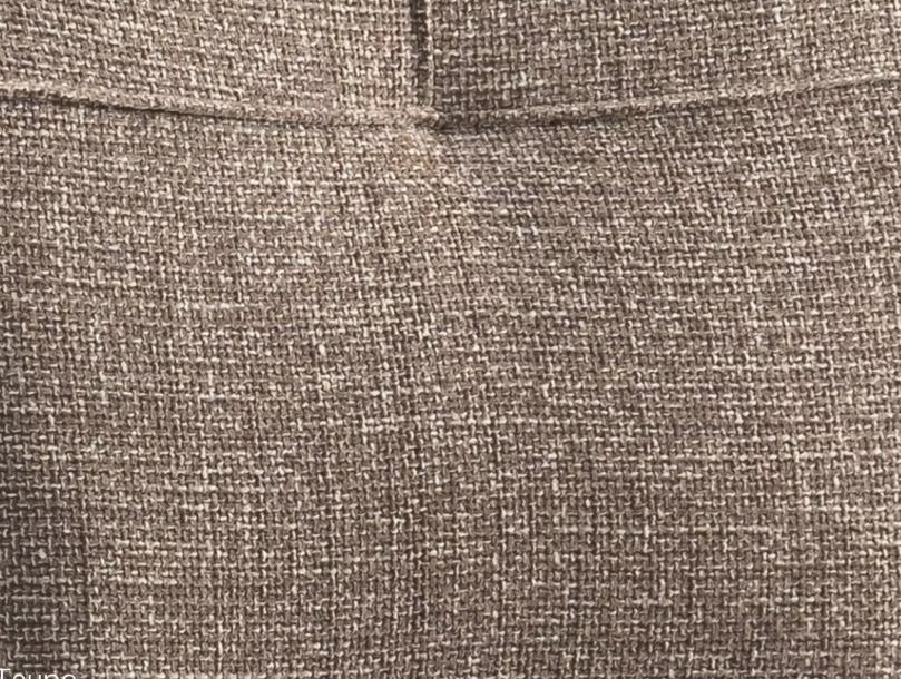 Criks Design Esszimmerstuhl Olivia Taupe - 53x66x87 cm - Drehsessel mit bequemem Stoffsitz