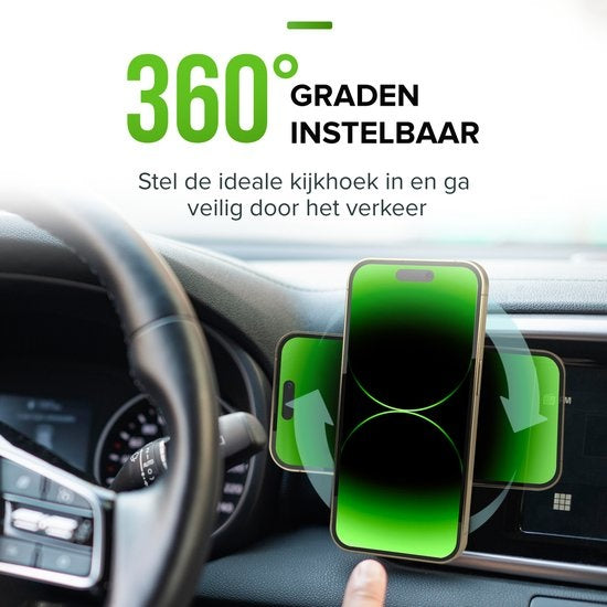 iSetchi Telefonhalterung - Auto - Starker Saugnapf - 3-in-1 - Armaturenbrett