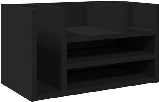 vidaXL – Schreibtisch – Ablage – 44,5 x 24 x 25 – cm – bearbeitet – Holz – schwarz