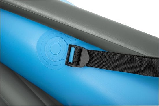 Bestway - Aufblasbares Kajak - Hydro-Force Cove Champion X2 - 2 Personen - Inklusive Paddel, Stühle, Handpumpe und Flossen