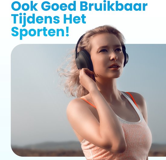 Golden Sound Wireless Headphones - Aktive Geräuschunterdrückung - Umgebungsmodus - 60+ Akkulaufzeit - Over-Ear - Konversationsmodus - Kopfhörer bluetooth - Hybrid ANC bis zu 40dB - Kopfhörer