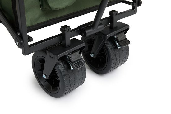 909 Bollerwagen für den Außenbereich - faltbar - maximale Tragfähigkeit 80 KG - 100x57x99cm - Grün