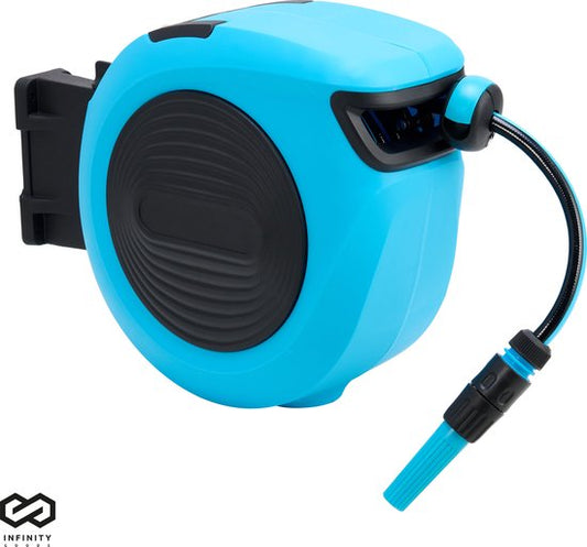 Infinity Goods Wandslangbox - 20 Meter - Slanghouder - Tuinslang Met Haspel - 180Â° Draaibaar - Automatisch - Slanghaspel